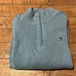 Blue quarter zip jacket
